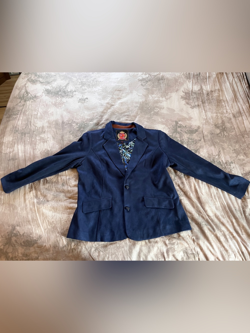 Estate Isaac Mizrahi Live Navy Blue Women’s Blazer